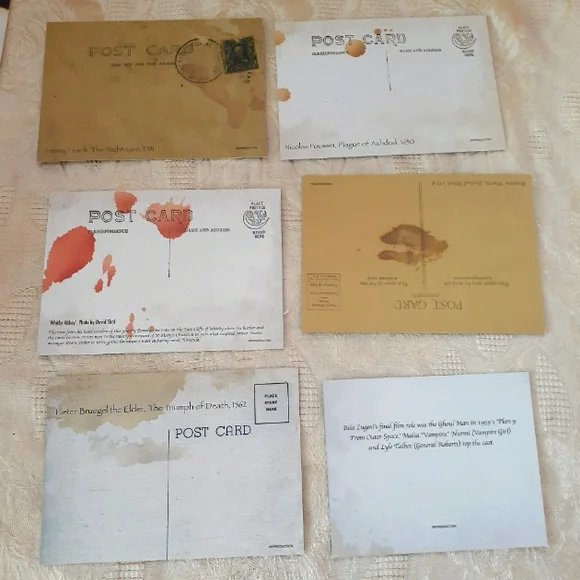 Sale! Set of 20 Vampire Dracula Theme Postcards - Picture 6 of 10